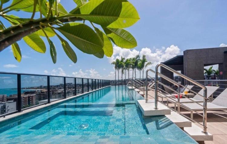 Apto Time - Vista Mar Em Ponta Verde Maceio Apartment Bagian luar foto